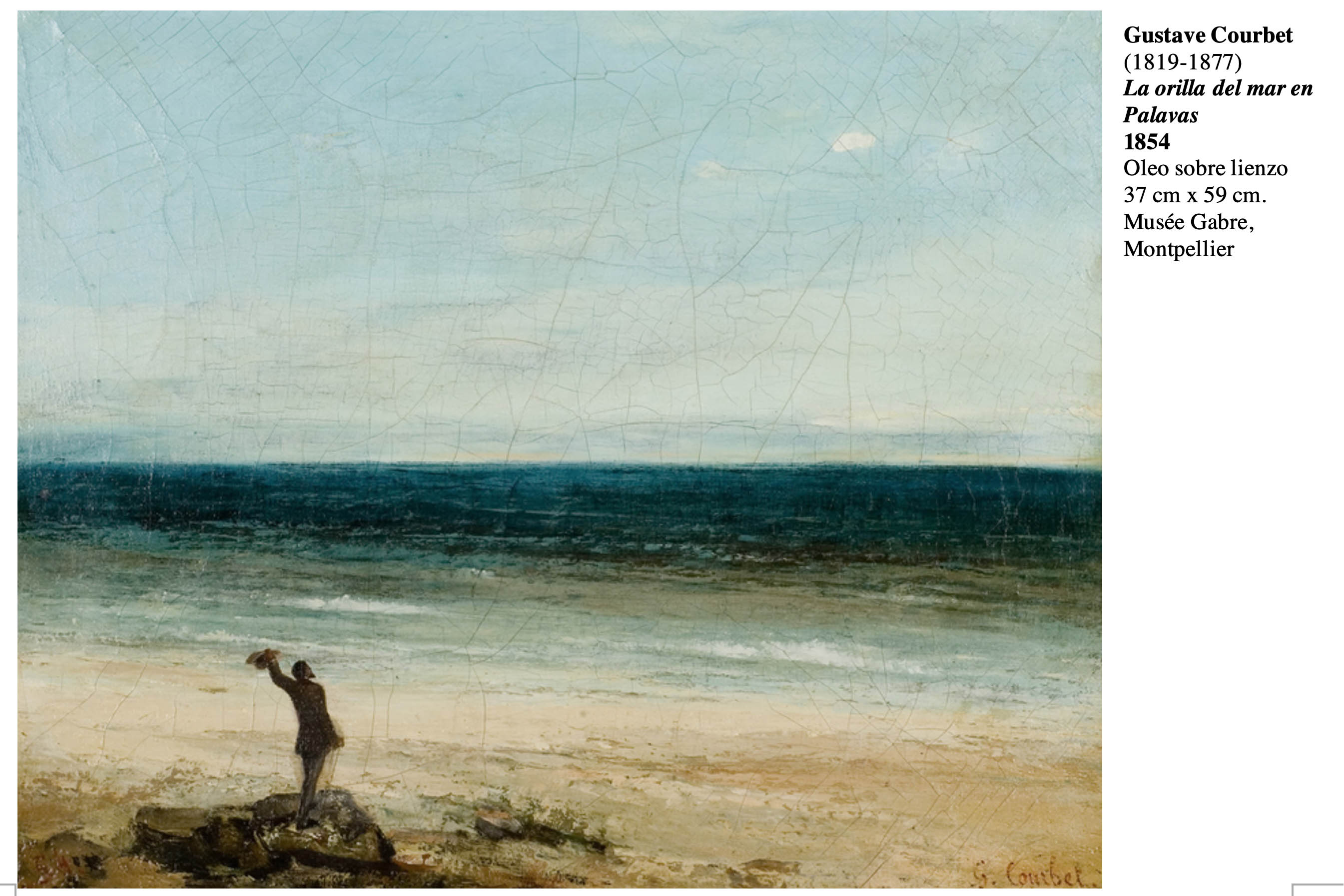 Gustave Courbet - La orilla del mar en Palavas